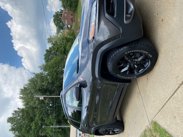 Completed vehicle detail